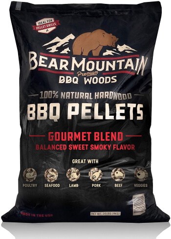 Bear Mountain BBQ 100% All-Natural Hardwood Pellets - Gourmet Blend